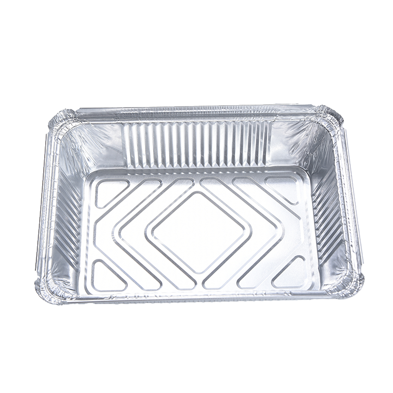 2200ml bujur aluminium foil kontena IK315-1