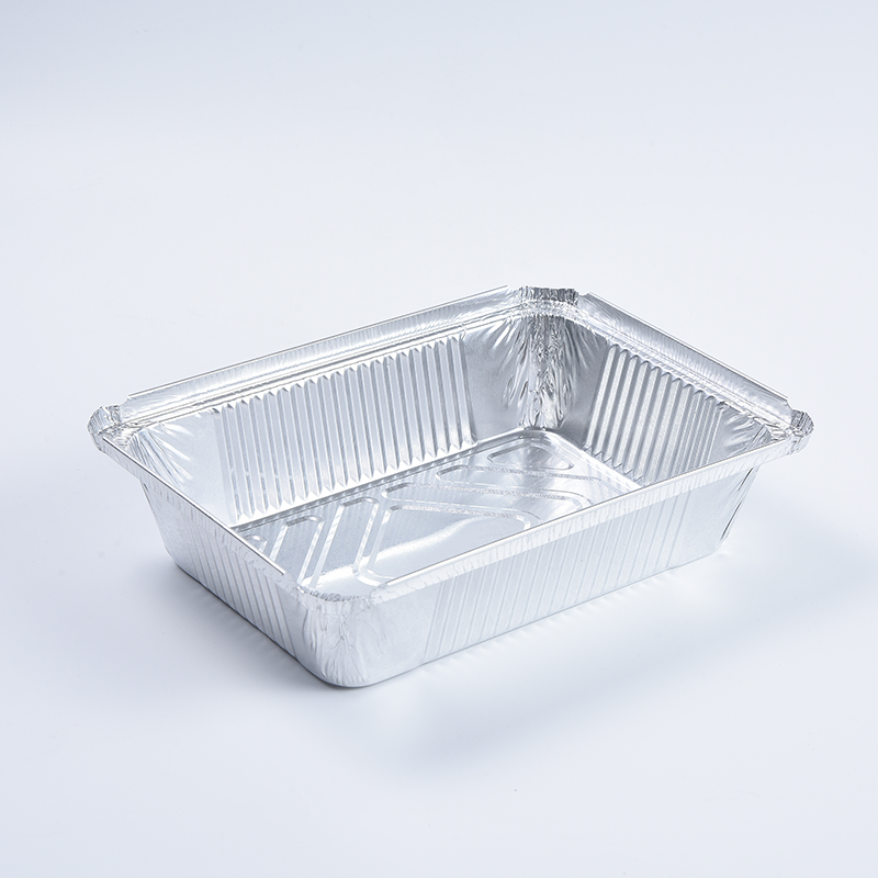 2200ml bujur aluminium foil kontena IK315-1