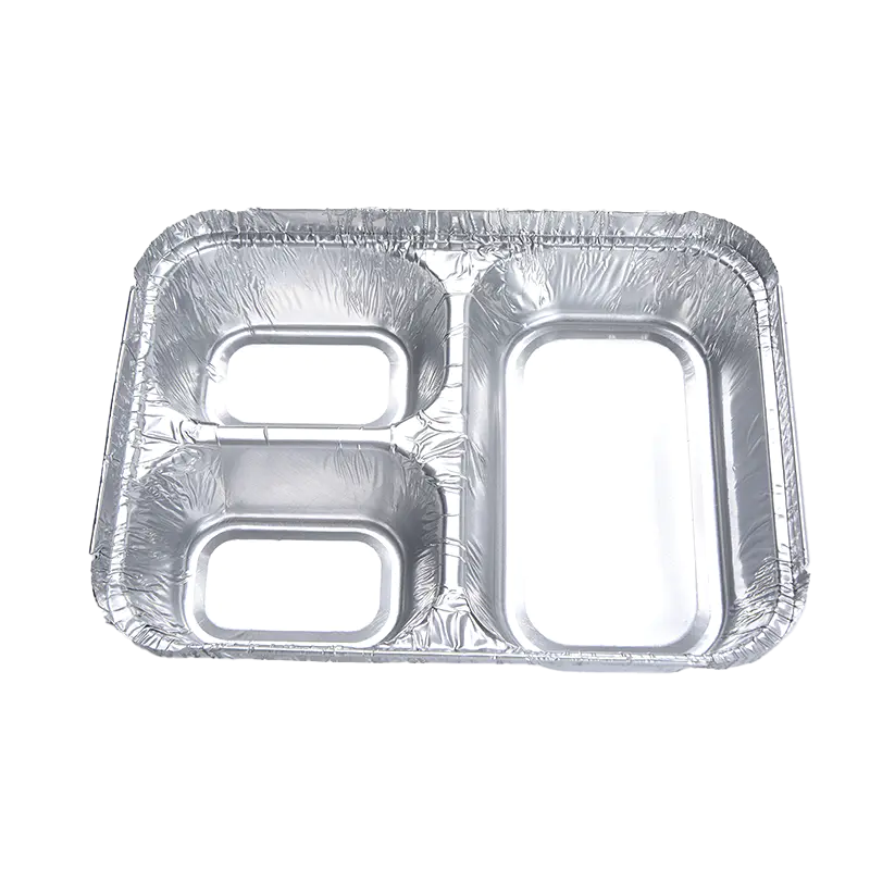 Dulang Aluminium Foil Compartment & Bekas Aluminium Foil Borong di syarikat kami